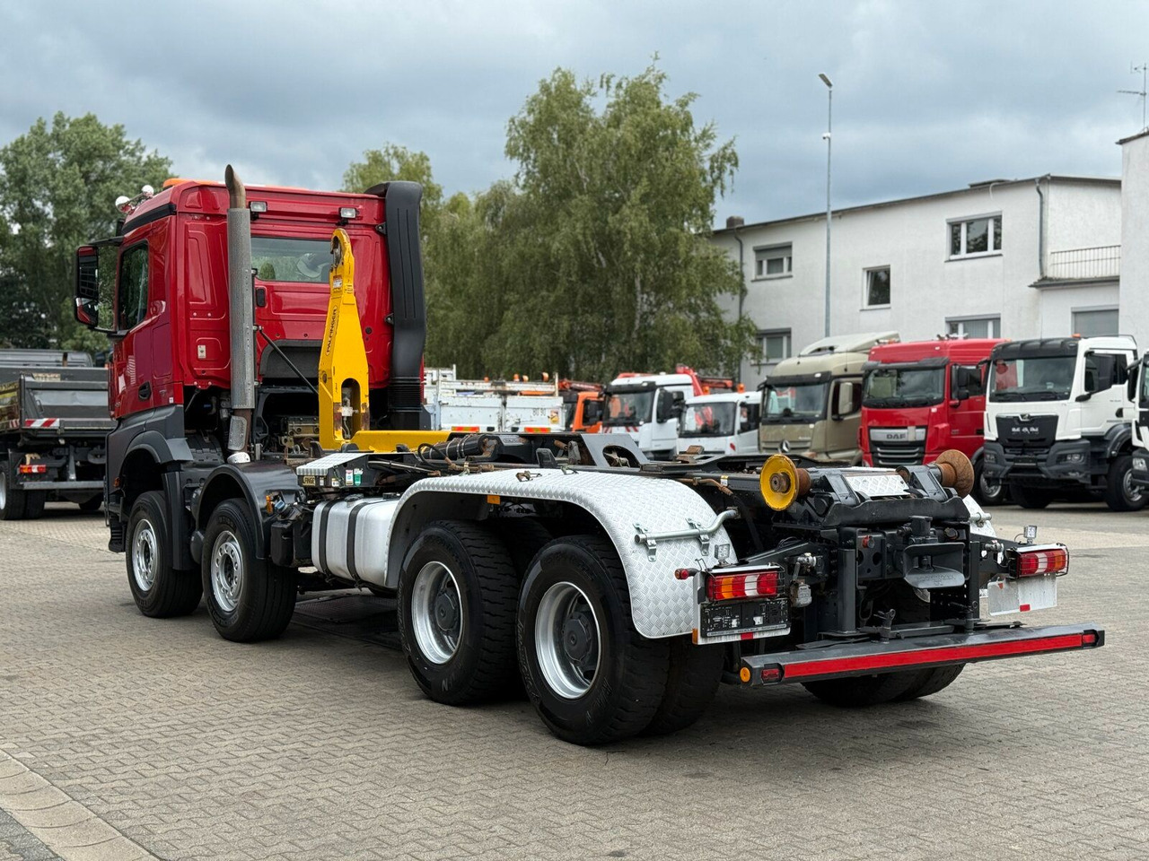 Mercedes-Benz Arocs 4158 8x4 Abrollkipper Palfinger Knickarm - شاحنة ذات خطاف: صورة 5 Mercedes-Benz Arocs 4158 8x4 Abrollkipper Palfinger Knickarm - شاحنة ذات خطاف: صورة 5