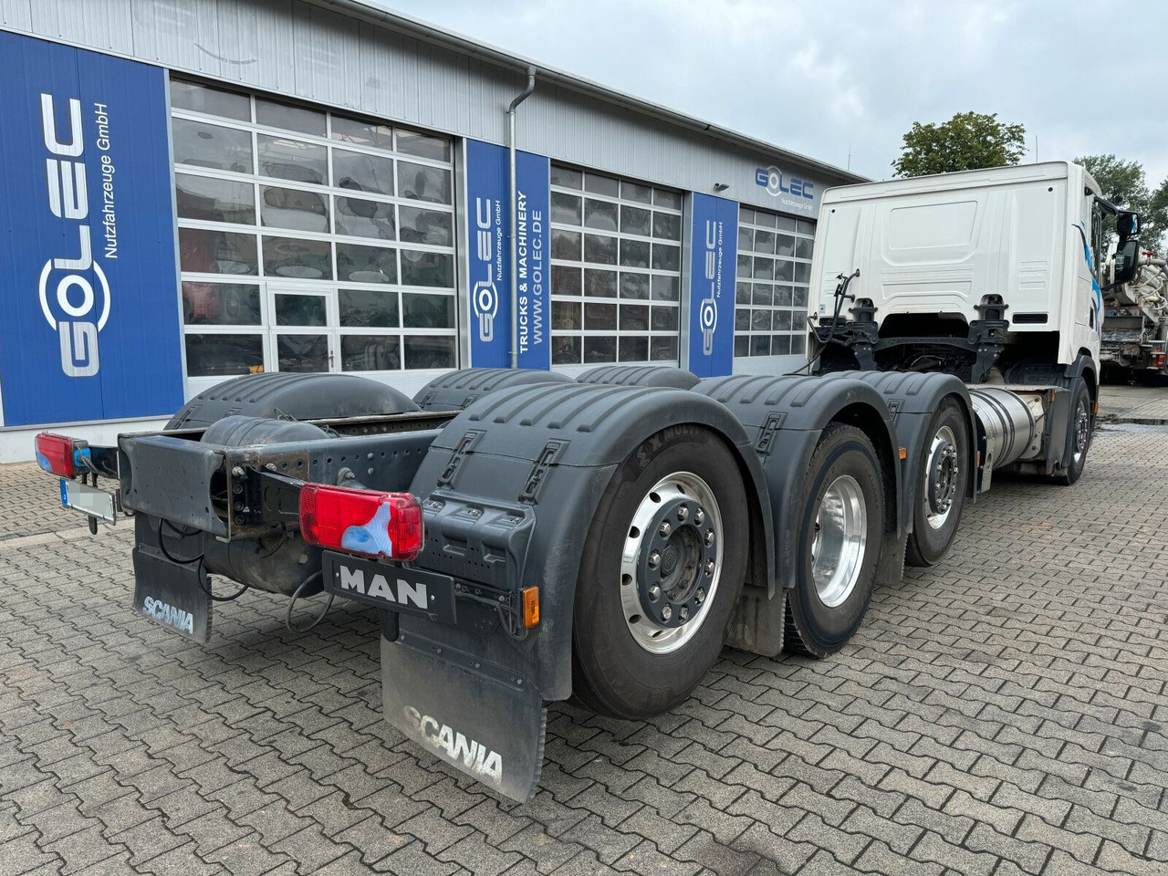 Scania G 410 B8x2*6 NB LNG Fahrgestell Nebenantrieb - شاحنة هيكل كابينة, شاحنة كرين: صورة 5 Scania G 410 B8x2*6 NB LNG Fahrgestell Nebenantrieb - شاحنة هيكل كابينة, شاحنة كرين: صورة 5