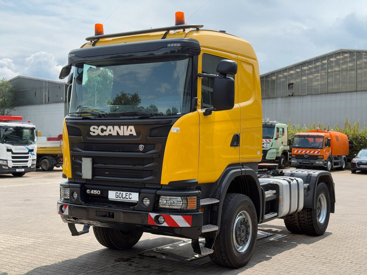 وحدة جر Scania G450 4x4 Euro 6 SZM Kipphydraulik Blatt/ Luft: صورة 6