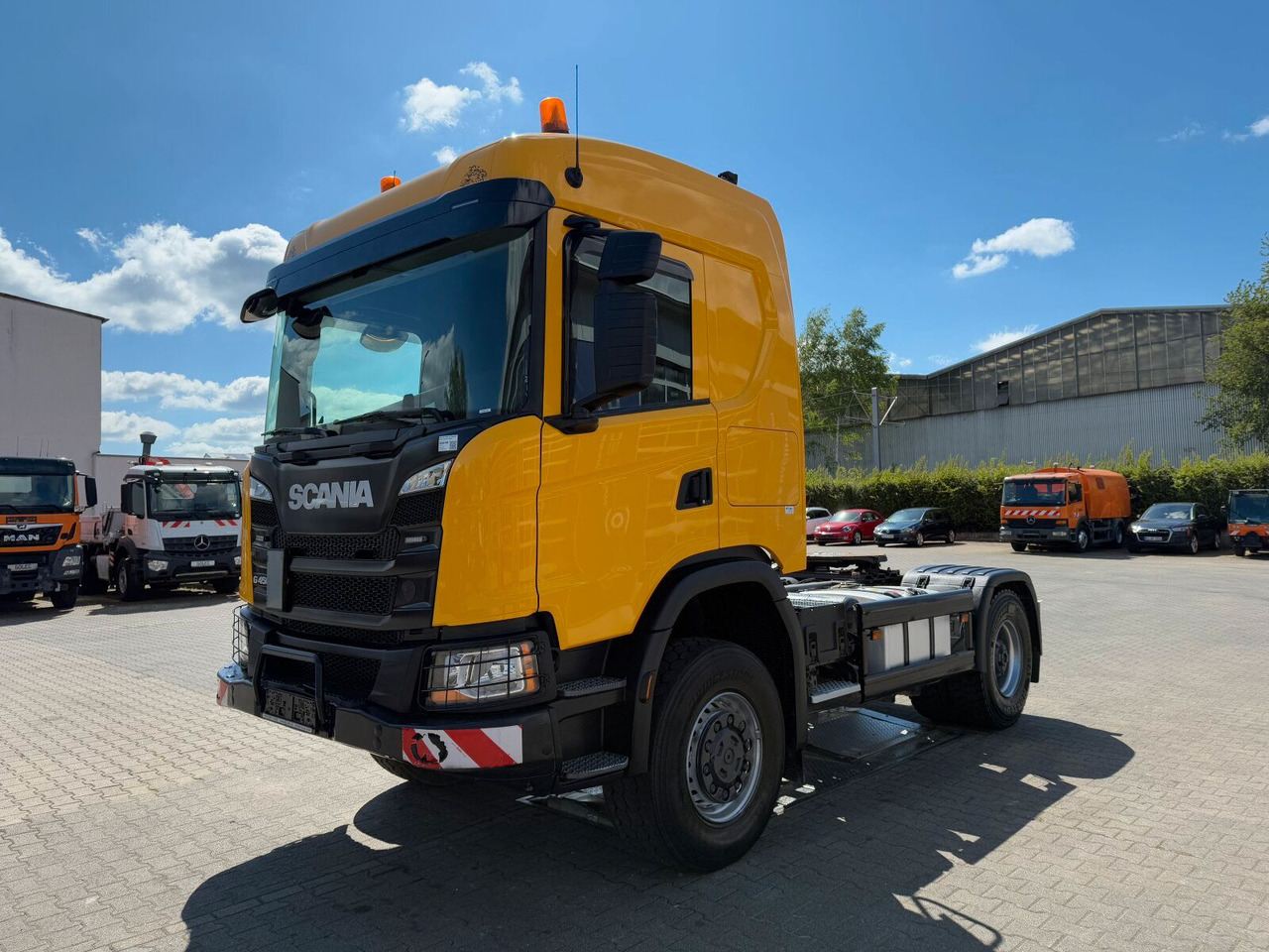 وحدة جر Scania G450 XT 4x4 Euro 6 SZM Kipphydraulik Blatt/ Luft: صورة 6