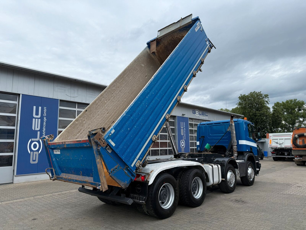 Scania P 410 8x4 Dreiseitenkipper DAUTEL Scania P 410 8x4 Dreiseitenkipper DAUTEL: صورة 6