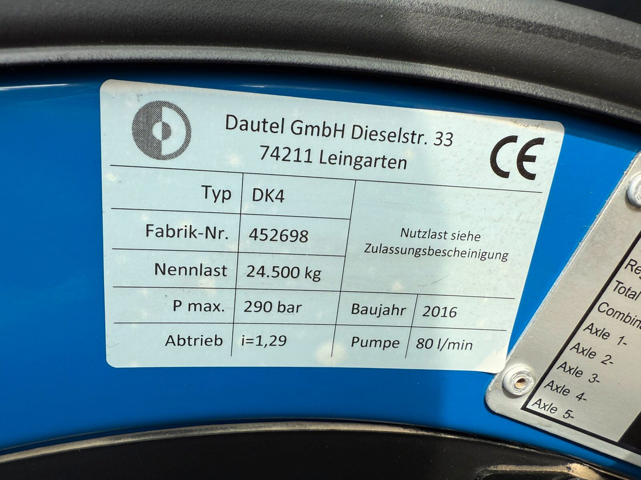 Scania P 410 8x4 Dreiseitenkipper DAUTEL Scania P 410 8x4 Dreiseitenkipper DAUTEL: صورة 20