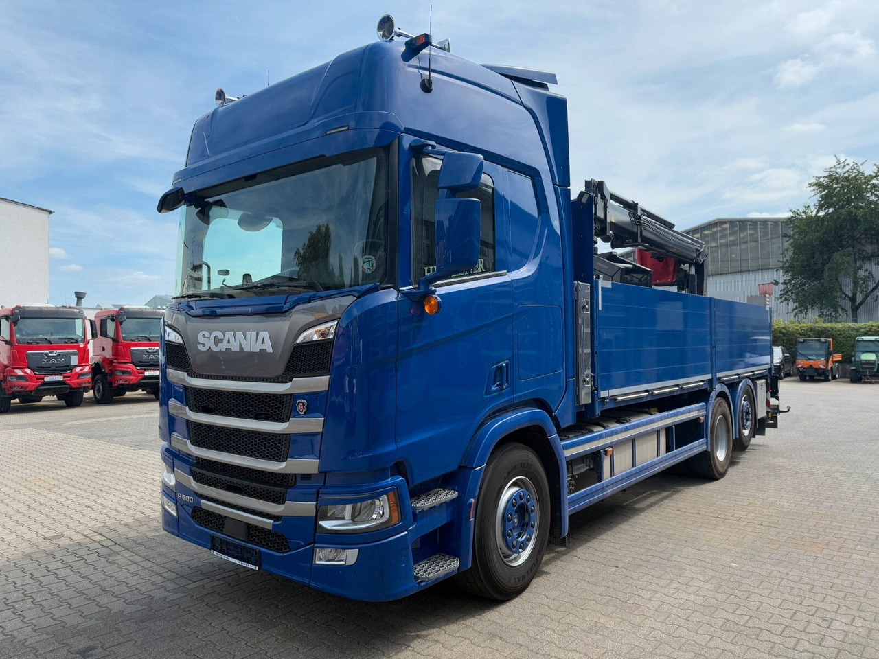 شاحنات مسطحة, شاحنة كرين Scania R500 6x2 Pritsche mit Kran HIAB 177K PRO Scania R500 6x2 Pritsche mit Kran HIAB 177K PRO: صورة 6
