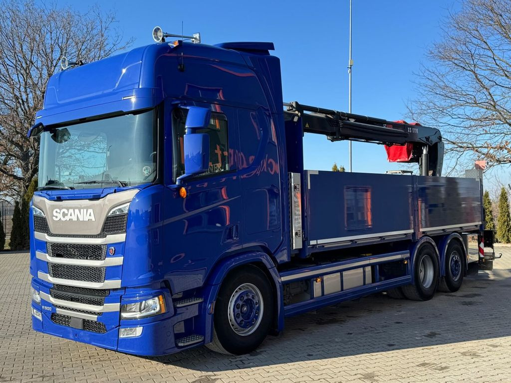 Scania R500 6x2 Pritsche mit Kran HIAB 177K PRO - شاحنات مسطحة, شاحنة كرين: صورة 2 Scania R500 6x2 Pritsche mit Kran HIAB 177K PRO - شاحنات مسطحة, شاحنة كرين: صورة 2