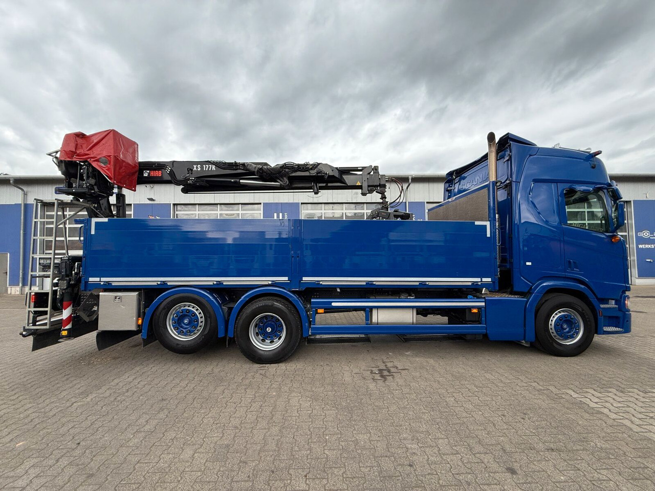 Scania R500 6x2 Pritsche mit Kran HIAB 177K PRO - شاحنات مسطحة, شاحنة كرين: صورة 2 Scania R500 6x2 Pritsche mit Kran HIAB 177K PRO - شاحنات مسطحة, شاحنة كرين: صورة 2