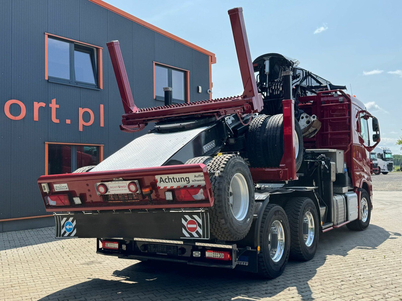 Volvo FH 550 6x4 Holztransporter Lang mit Kran Euro 6E - شاحنة قطع الأشجار, شاحنة كرين: صورة 5 Volvo FH 550 6x4 Holztransporter Lang mit Kran Euro 6E - شاحنة قطع الأشجار, شاحنة كرين: صورة 5