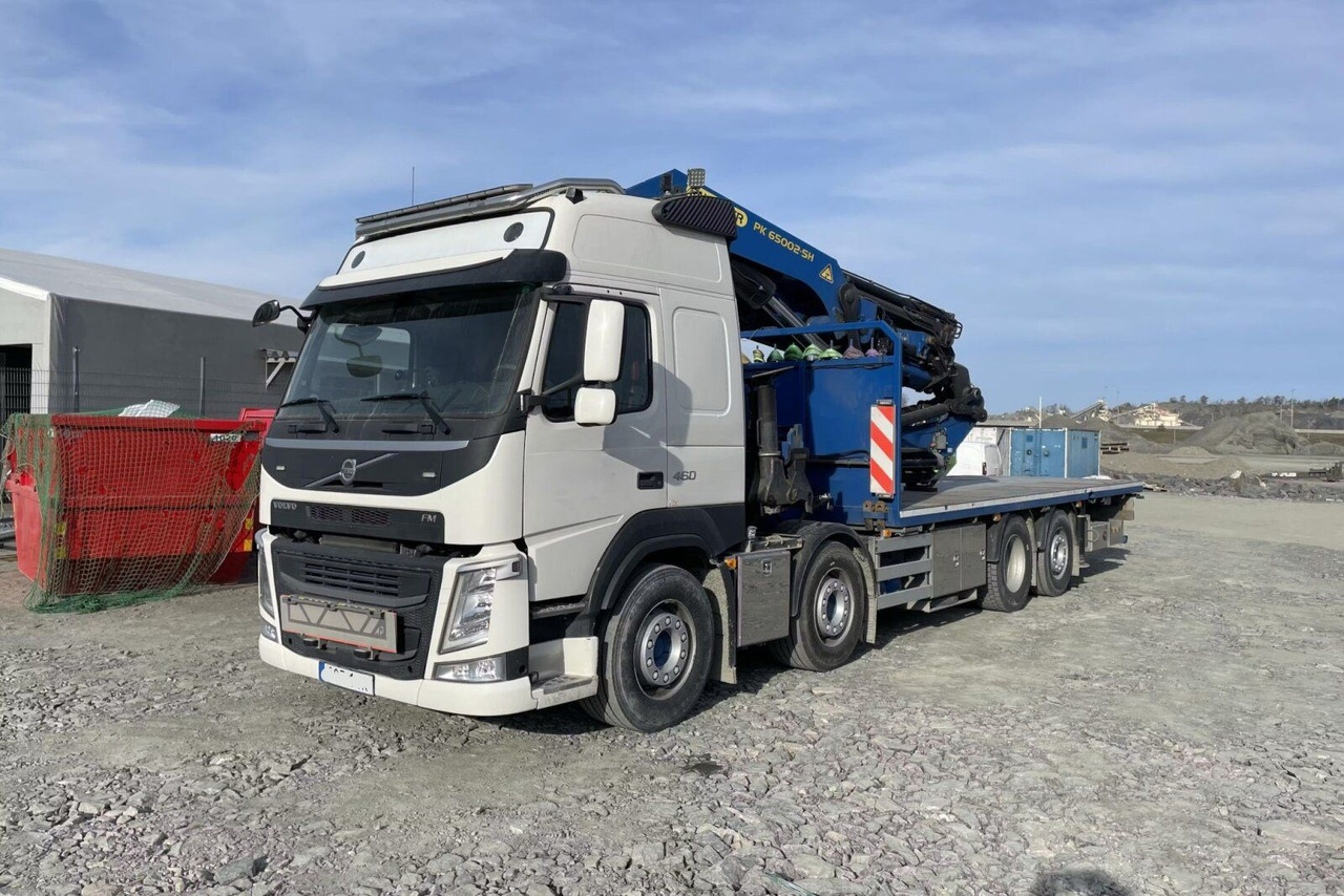 Volvo FM 460 8x2 EURO6 Pritsche Kran PALFINGER PK65002 - شاحنة كرين: صورة 1 Volvo FM 460 8x2 EURO6 Pritsche Kran PALFINGER PK65002 - شاحنة كرين: صورة 1