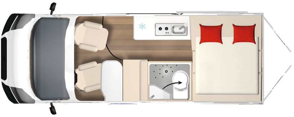 Bürstner B66 600 C - كرفان فان: صورة 2 Bürstner B66 600 C - كرفان فان: صورة 2