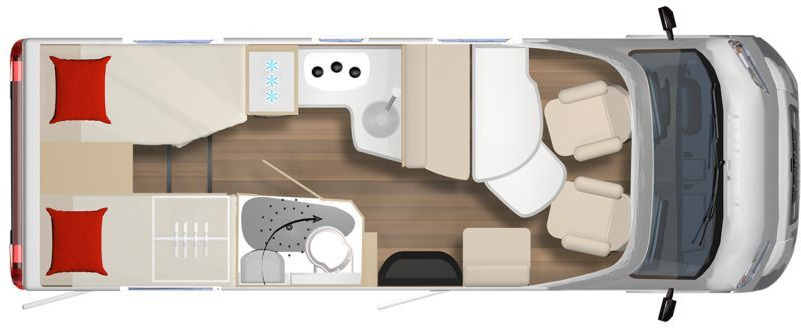 Bürstner B66 690 TD Funktionsdoppelboden - موتر هوم شبه متكامل: صورة 2 Bürstner B66 690 TD Funktionsdoppelboden - موتر هوم شبه متكامل: صورة 2