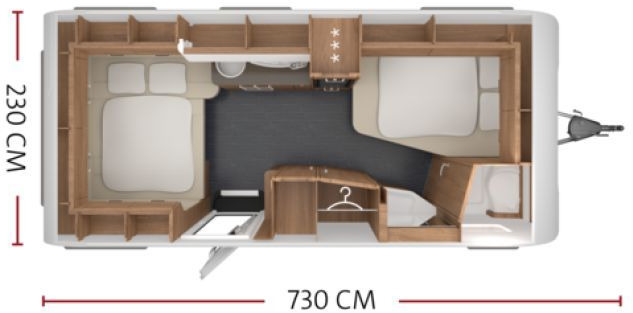 Tabbert Da Vinci 490 TD 2,3 Dachklima,Markise - كرفان سحب: صورة 2 Tabbert Da Vinci 490 TD 2,3 Dachklima,Markise - كرفان سحب: صورة 2