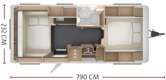 Tabbert PEP PANTIGA 550 E Leichter Hagel Bugfront - كرفان سحب: صورة 2 Tabbert PEP PANTIGA 550 E Leichter Hagel Bugfront - كرفان سحب: صورة 2
