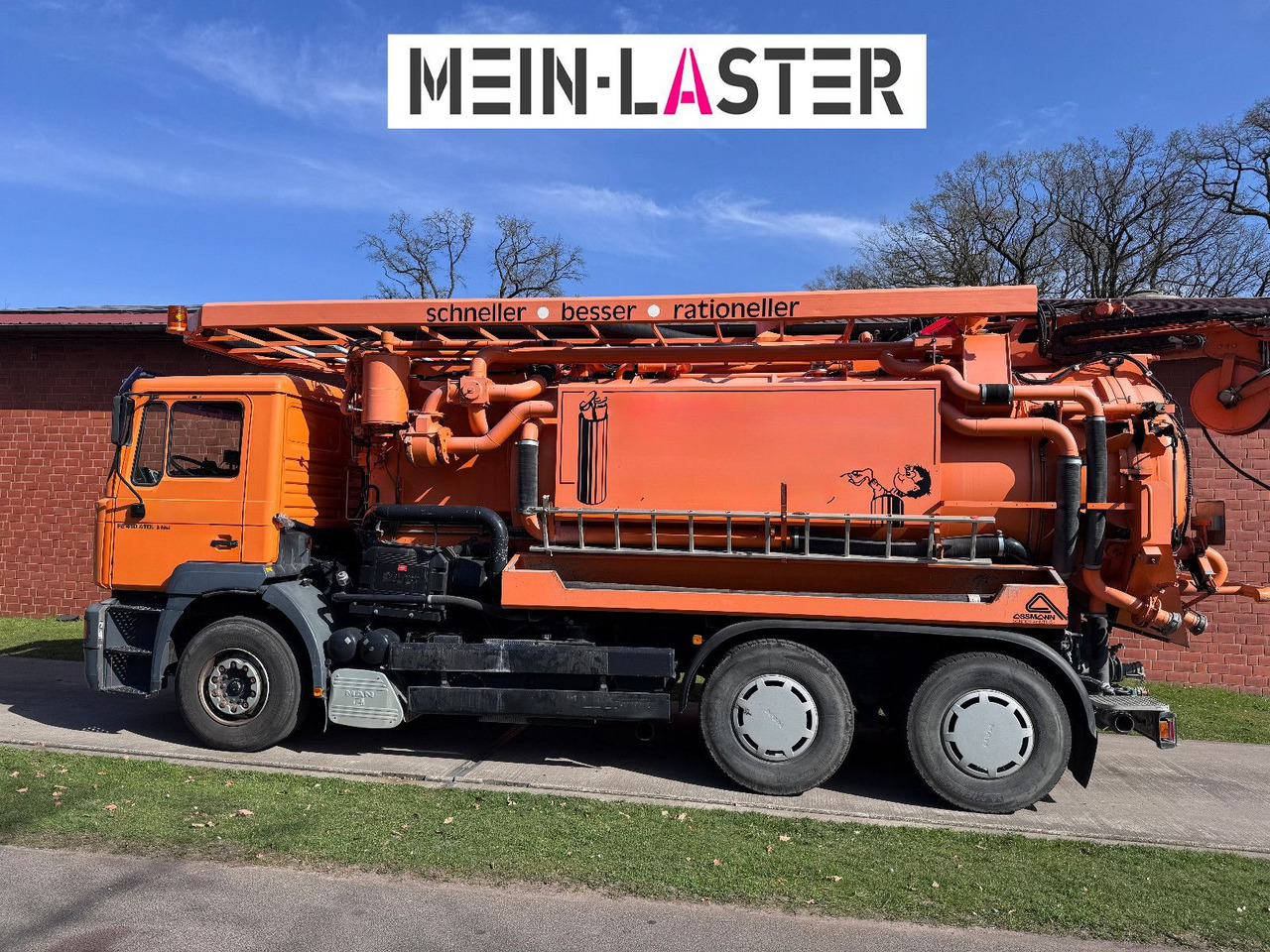 MAN FE 410 Assmann Saug HD Spüler Recycling + FB. - شاحنة الشفط: صورة 4 MAN FE 410 Assmann Saug HD Spüler Recycling + FB. - شاحنة الشفط: صورة 4