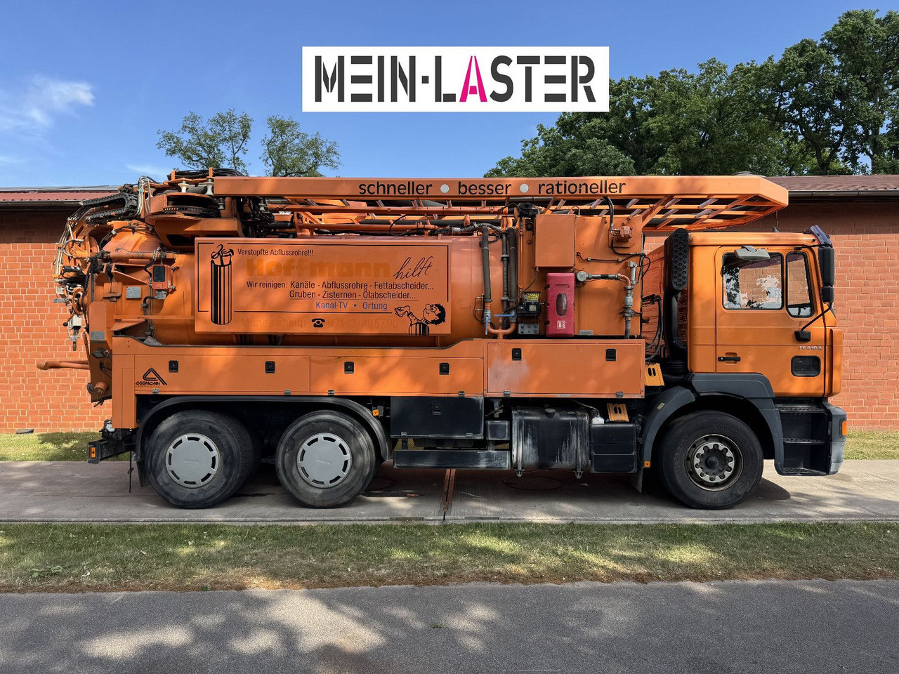 MAN FE 410 Assmann Saug HD Spüler Recycling + FB. - شاحنة الشفط: صورة 3 MAN FE 410 Assmann Saug HD Spüler Recycling + FB. - شاحنة الشفط: صورة 3