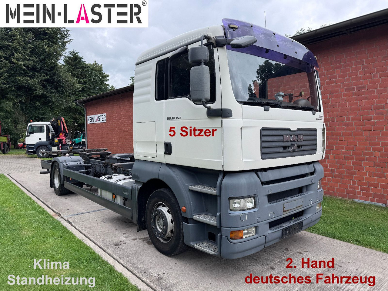 MAN TGA 18.350 BDF 5 Sitzer Klima 209.380 km - شاحنات الحاويات / جسم علوي قابل للتغيير شاحنة: صورة 1 MAN TGA 18.350 BDF 5 Sitzer Klima 209.380 km - شاحنات الحاويات / جسم علوي قابل للتغيير شاحنة: صورة 1