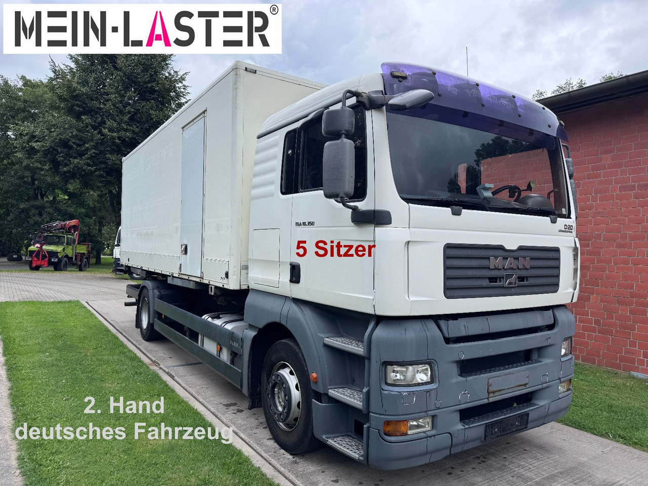 MAN TGA 18.350 BDF 5 Sitzer Klima nur 209.380 km - شاحنة مقفلة: صورة 1 MAN TGA 18.350 BDF 5 Sitzer Klima nur 209.380 km - شاحنة مقفلة: صورة 1