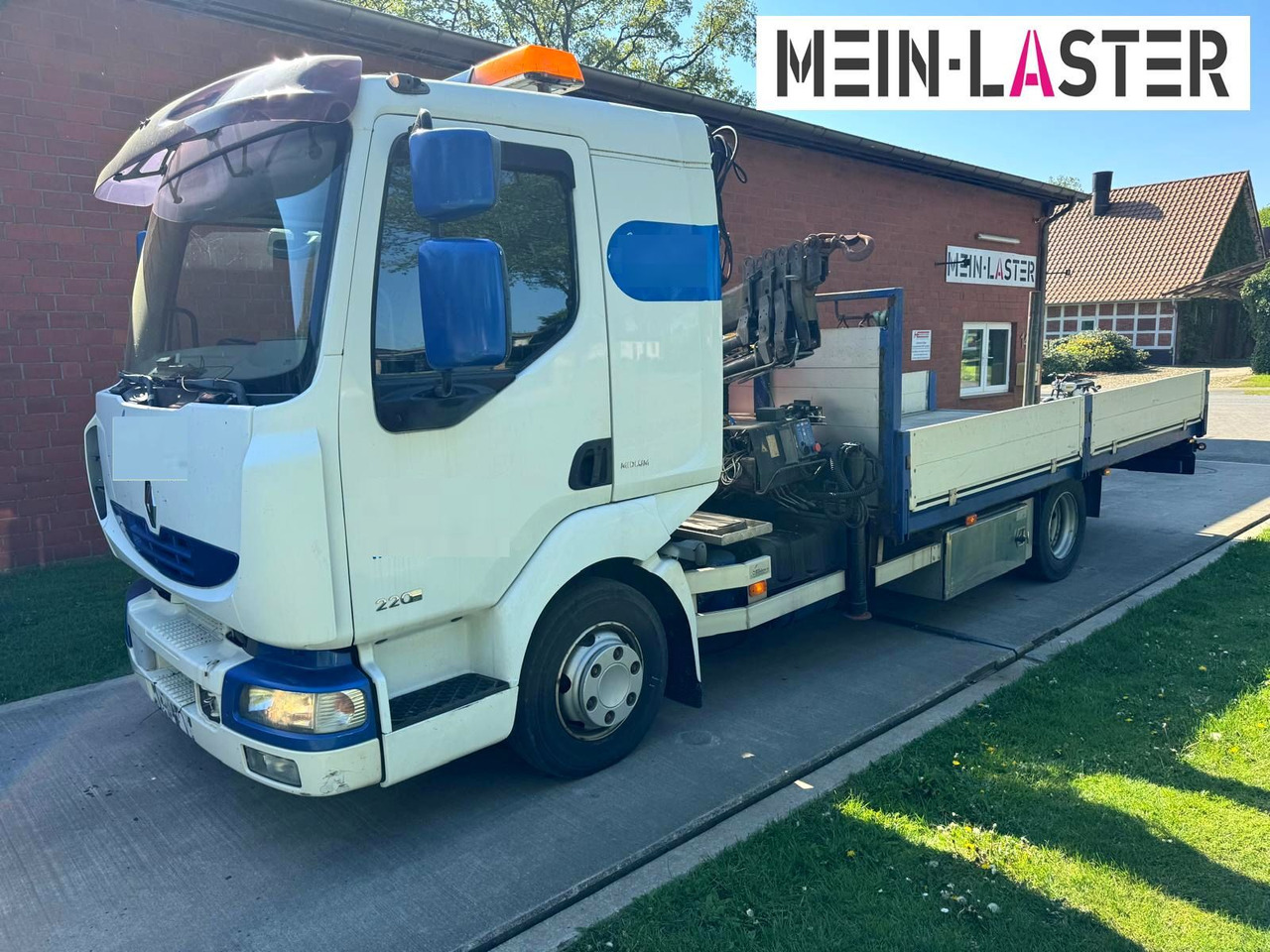 Renault Midlum 220 HMF 683 K4 15m-400 Kg Funk Seilwinde - شاحنة كرين: صورة 2 Renault Midlum 220 HMF 683 K4 15m-400 Kg Funk Seilwinde - شاحنة كرين: صورة 2