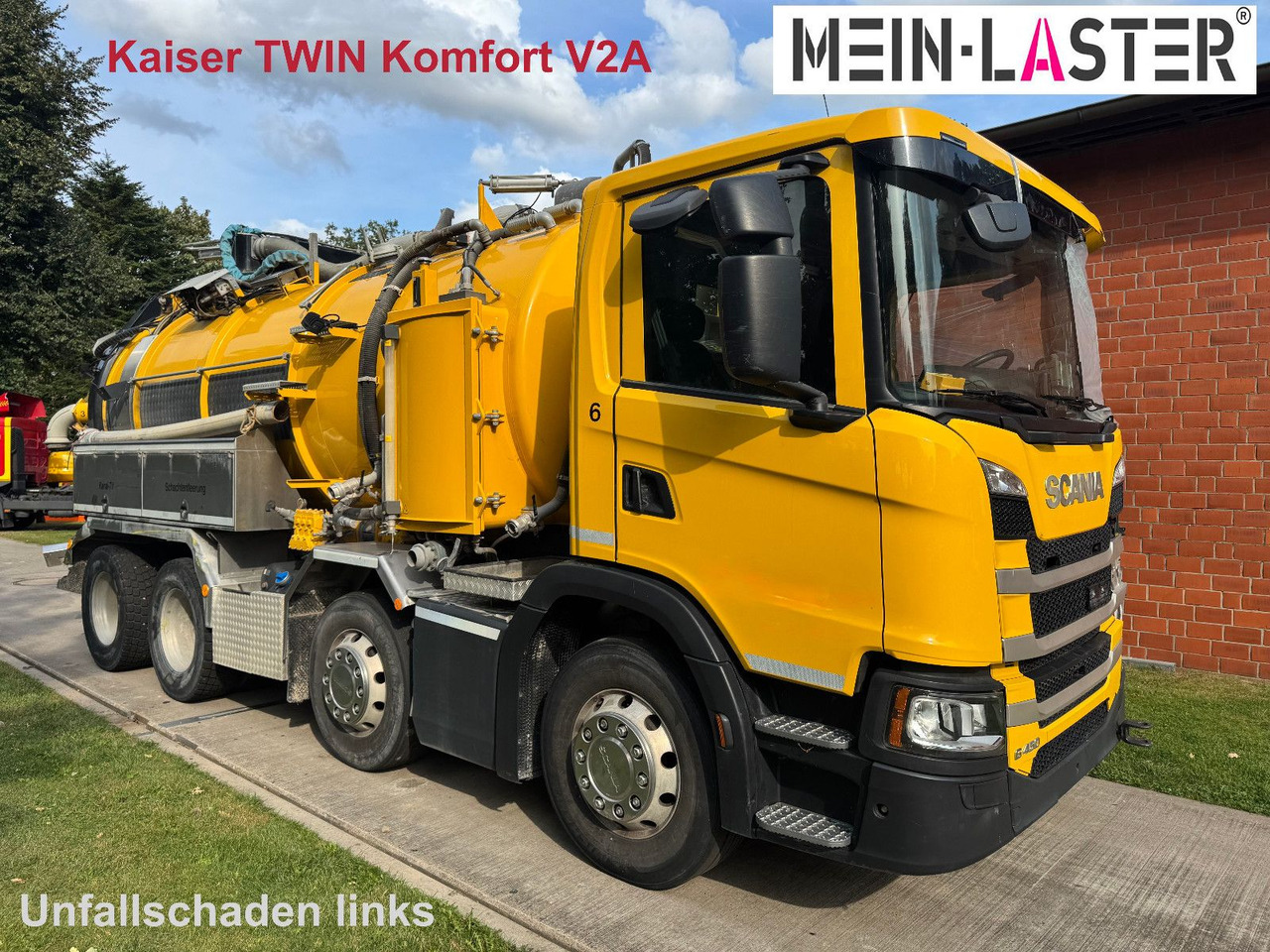 Scania G 450 8x4 Kaiser Twister Komfort V2A Funk - شاحنة الشفط: صورة 1 Scania G 450 8x4 Kaiser Twister Komfort V2A Funk - شاحنة الشفط: صورة 1