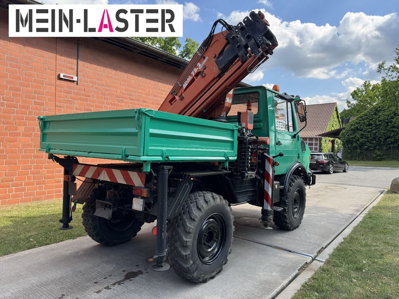 Unimog U 1200 Atlas 75.2 Kran 14 m Funk FB *1. Hand - شاحنة كرين: صورة 4 Unimog U 1200 Atlas 75.2 Kran 14 m Funk FB *1. Hand - شاحنة كرين: صورة 4