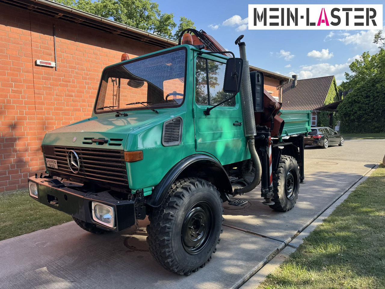 Unimog U 1200 Atlas 75.2 Kran 14 m Funk FB *1. Hand - شاحنة كرين: صورة 3 Unimog U 1200 Atlas 75.2 Kran 14 m Funk FB *1. Hand - شاحنة كرين: صورة 3