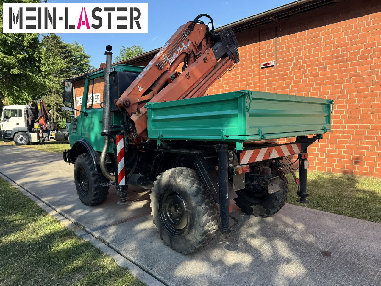 Unimog U 1200 Atlas 75.2 Kran 14 m Funk FB *1. Hand - شاحنة كرين: صورة 5 Unimog U 1200 Atlas 75.2 Kran 14 m Funk FB *1. Hand - شاحنة كرين: صورة 5