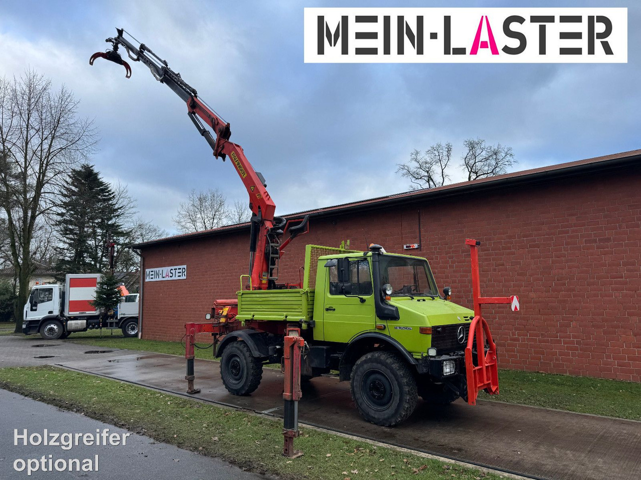 Unimog U 1650 PK 10500 Kran 15 m max. 3,9 t Seilwinde - شاحنة كرين: صورة 2 Unimog U 1650 PK 10500 Kran 15 m max. 3,9 t Seilwinde - شاحنة كرين: صورة 2