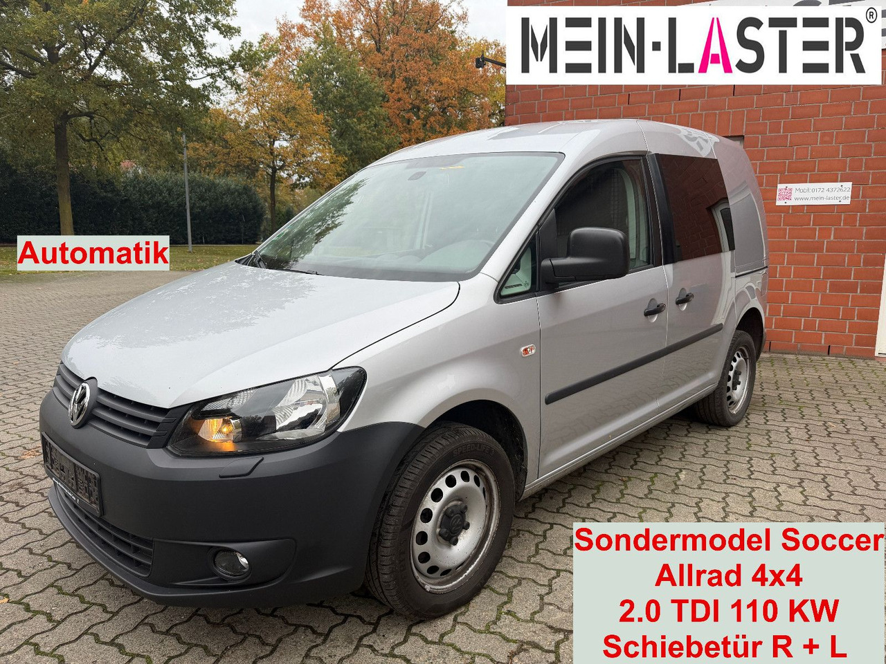 Volkswagen Caddy 2.0 TDI Kasten Soccer 4Motion Automatik - فان المدمجة: صورة 1 Volkswagen Caddy 2.0 TDI Kasten Soccer 4Motion Automatik - فان المدمجة: صورة 1