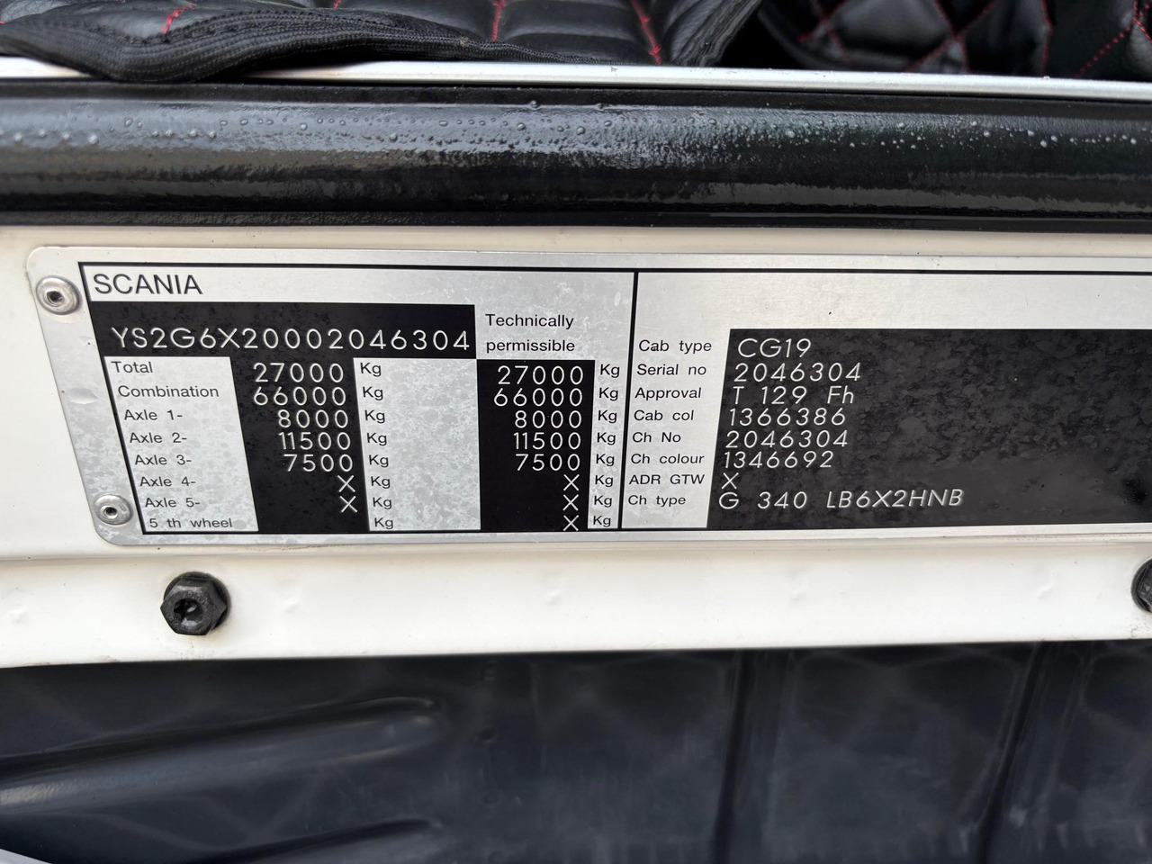 شاحنة مقفلة SCANIA G340: صورة 18