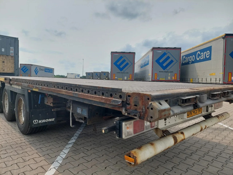 نصف مقطورة مسطحة Krone 12x 2015 MEGA P400 HUCKEPACK FLAT + 2 x Stacks van 2x 2015 MEGA P400 HUCKEPACK: صورة 18