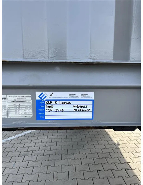 Krone 150x 2015 XL MEGA P400 HUCKEPACK - نصف مقطورة صندوق مغلق: صورة 2 Krone 150x 2015 XL MEGA P400 HUCKEPACK - نصف مقطورة صندوق مغلق: صورة 2