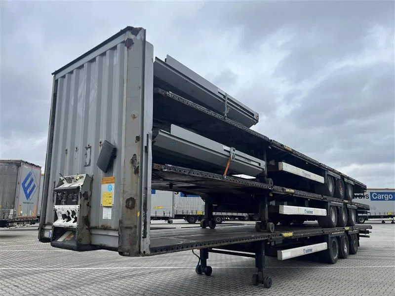 Krone 1x 2014 & 2x 2013 XL MEGA P400 HUCKEPACK FLAT STACK - نصف مقطورة صندوق مغلق: صورة 3 Krone 1x 2014 & 2x 2013 XL MEGA P400 HUCKEPACK FLAT STACK - نصف مقطورة صندوق مغلق: صورة 3