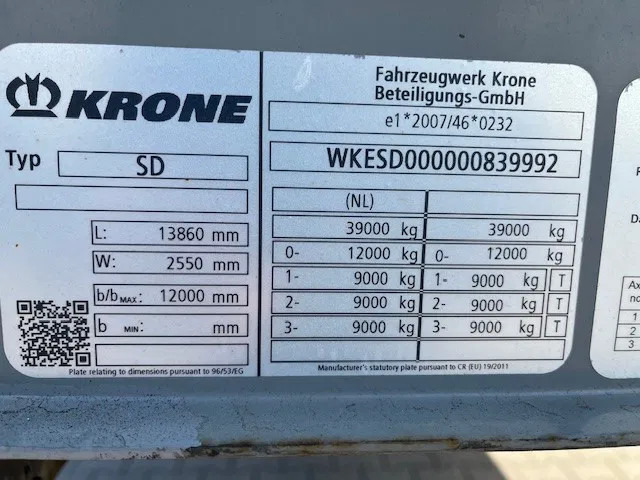 Krone 2018 XL P400 MEGA HUPAC - FERRY SPEC TRAILER WITH RAMPS - نصف مقطورة صندوق مغلق: صورة 5 Krone 2018 XL P400 MEGA HUPAC - FERRY SPEC TRAILER WITH RAMPS - نصف مقطورة صندوق مغلق: صورة 5
