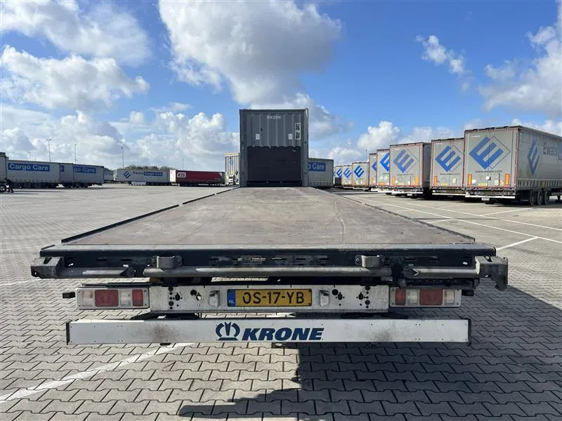نصف مقطورة صندوق مغلق Krone 2X 2021 & 1X 2022 mega P400 hupac flat: صورة 8
