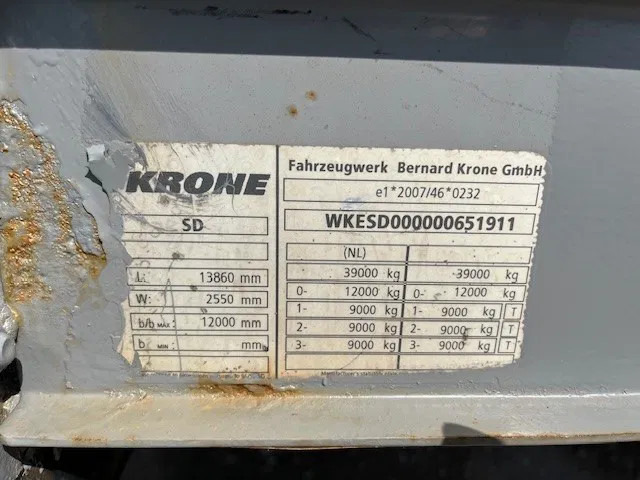 Krone 5x 2015 MEGA P400 HUCKEPACK FLAT - نصف مقطورة مسطحة: صورة 3 Krone 5x 2015 MEGA P400 HUCKEPACK FLAT - نصف مقطورة مسطحة: صورة 3