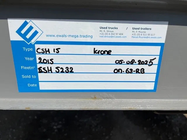 Krone 5x 2015 MEGA P400 HUCKEPACK FLAT - نصف مقطورة مسطحة: صورة 2 Krone 5x 2015 MEGA P400 HUCKEPACK FLAT - نصف مقطورة مسطحة: صورة 2