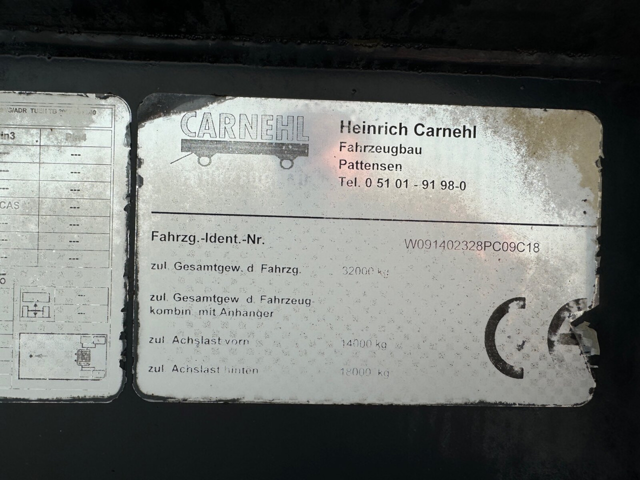 Carnehl CHKS/HH CHKS/HH, Stahlmulde ca. 25m³ - نصف مقطورة: صورة 2 Carnehl CHKS/HH CHKS/HH, Stahlmulde ca. 25m³ - نصف مقطورة: صورة 2