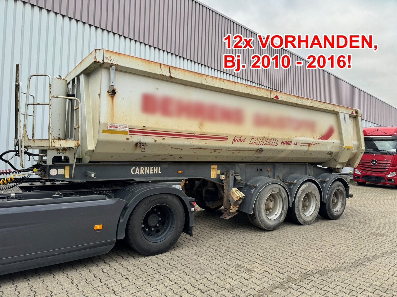 Carnehl CHKS/HH CHKS/HH, Stahlmulde ca. 26m³, 20x VORHANDEN, Liftachse - قلابة نصف مقطورة نصف مقطورة قلابة: صورة 1 Carnehl CHKS/HH CHKS/HH, Stahlmulde ca. 26m³, 20x VORHANDEN, Liftachse - قلابة نصف مقطورة نصف مقطورة قلابة: صورة 1