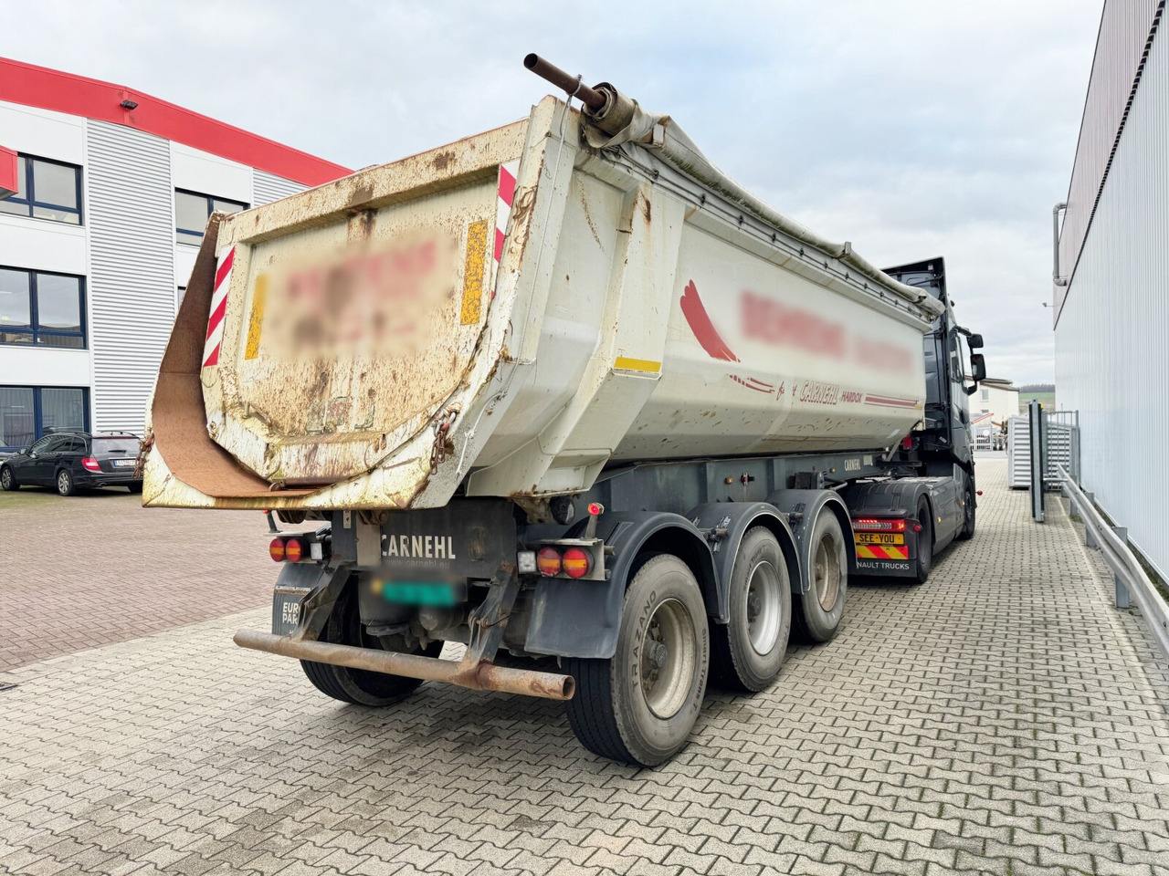 قلابة نصف مقطورة نصف مقطورة قلابة Carnehl CHKS/HH CHKS/HH, Stahlmulde ca. 26m³, 20x VORHANDEN, Liftachse: صورة 7