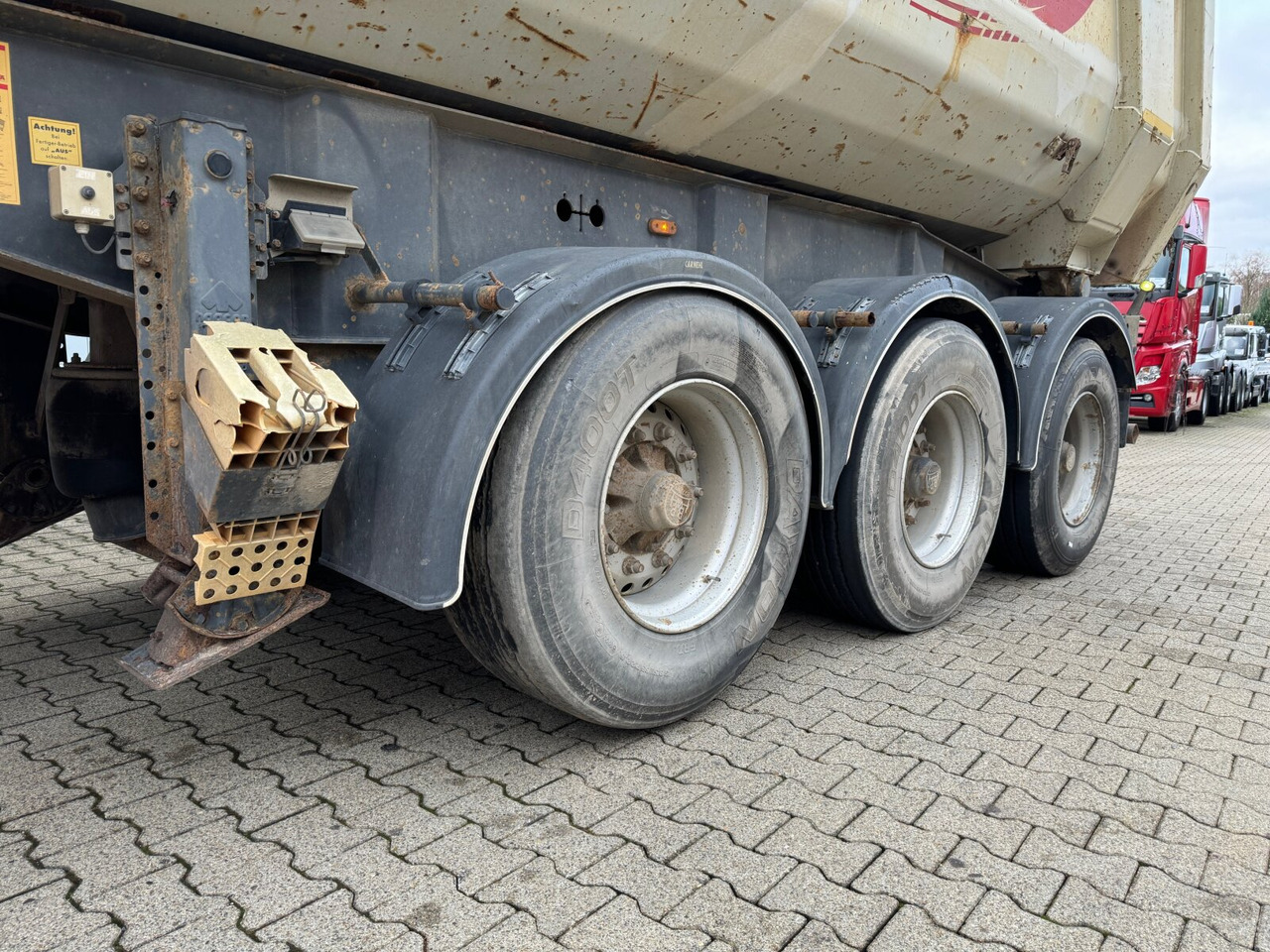 قلابة نصف مقطورة نصف مقطورة قلابة Carnehl CHKS/HH CHKS/HH, Stahlmulde ca. 26m³, 20x VORHANDEN, Liftachse: صورة 10