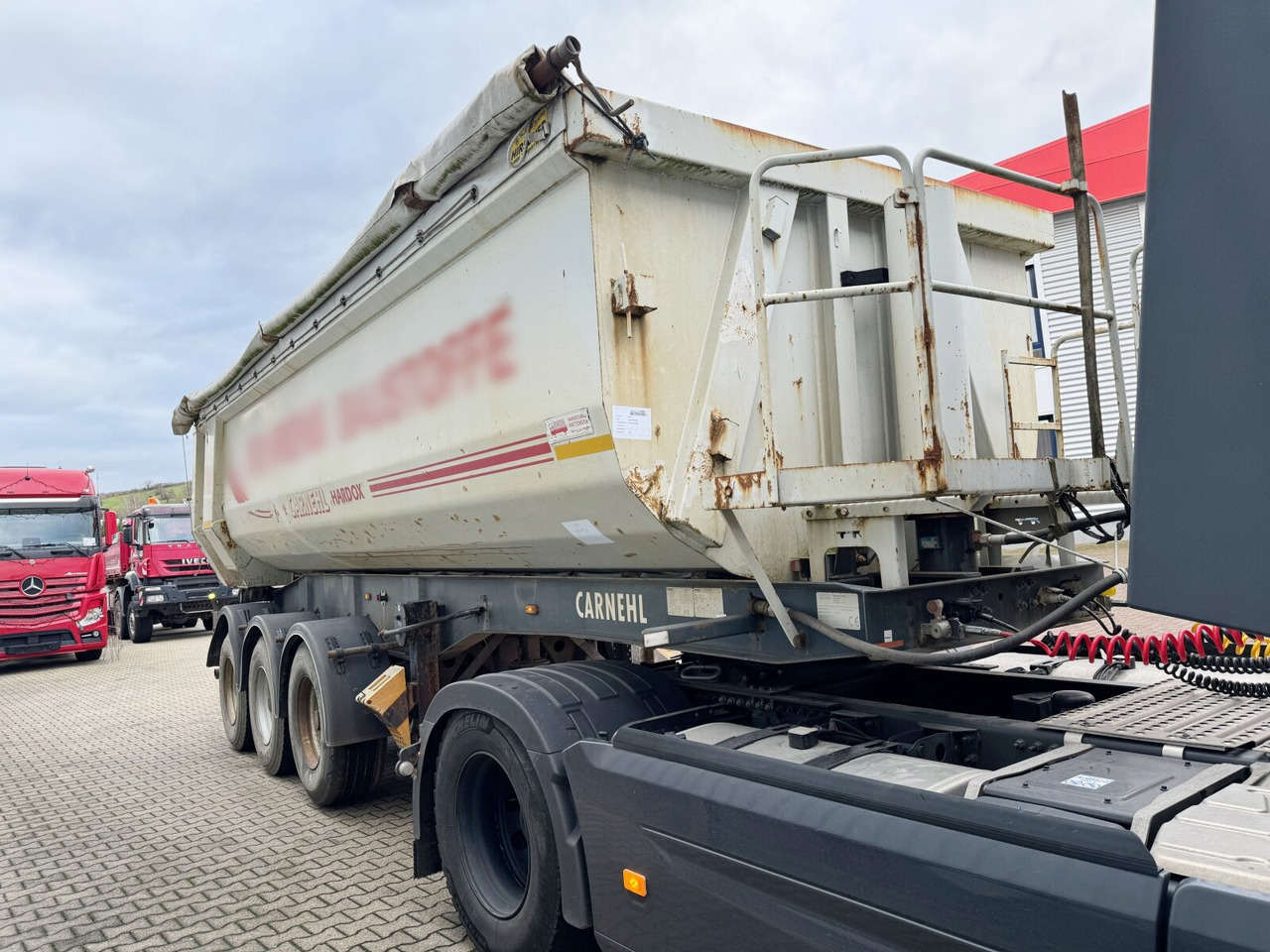 قلابة نصف مقطورة نصف مقطورة قلابة Carnehl CHKS/HH CHKS/HH, Stahlmulde ca. 26m³, 20x VORHANDEN, Liftachse: صورة 8