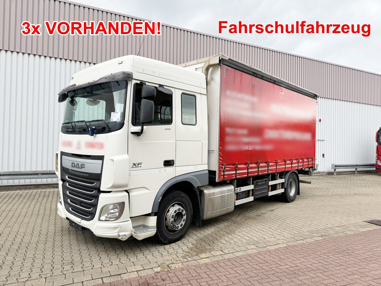 DAF XF 410 FA 4x2 XF 410 FA 4x2, Fahrschule, 2x AHK, 6 Sitze - شاحنات مسطحة: صورة 1 DAF XF 410 FA 4x2 XF 410 FA 4x2, Fahrschule, 2x AHK, 6 Sitze - شاحنات مسطحة: صورة 1
