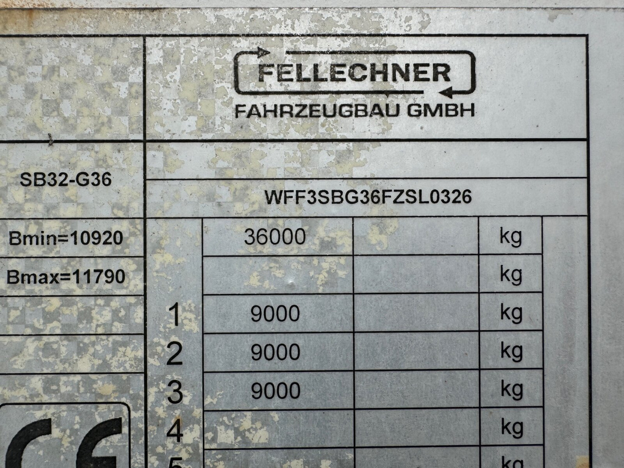 Fellechner SB32-G36 Fellechner SB32-G36, ausziehbar um 1,5m - نصف مقطورة مسطحة: صورة 5 Fellechner SB32-G36 Fellechner SB32-G36, ausziehbar um 1,5m - نصف مقطورة مسطحة: صورة 5