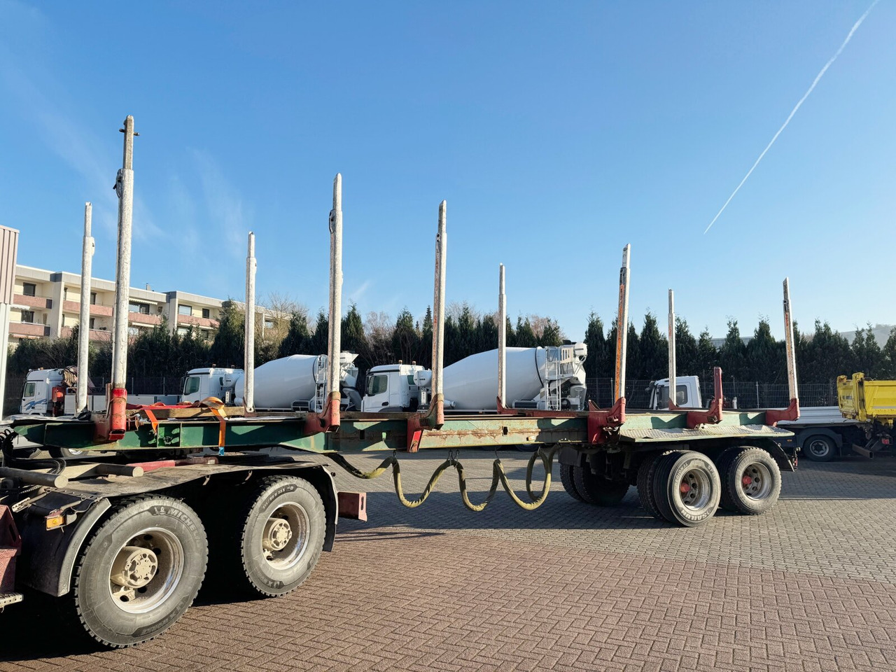 GSV 34 GLOGGER GSV 34, Lenk-/Liftachse, ausziehbar 10,75m-14,35m - نصف مقطورة اخشاب: صورة 1 GSV 34 GLOGGER GSV 34, Lenk-/Liftachse, ausziehbar 10,75m-14,35m - نصف مقطورة اخشاب: صورة 1