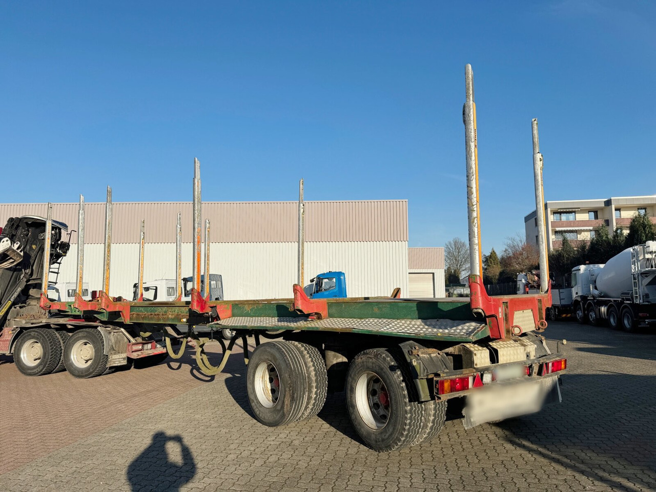 GSV 34 GLOGGER GSV 34, Lenk-/Liftachse, ausziehbar 10,75m-14,35m - نصف مقطورة اخشاب: صورة 4 GSV 34 GLOGGER GSV 34, Lenk-/Liftachse, ausziehbar 10,75m-14,35m - نصف مقطورة اخشاب: صورة 4