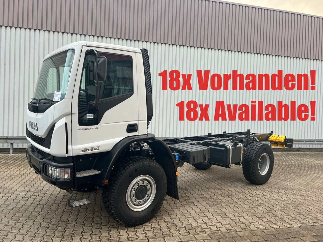 Iveco EuroCargo ML150E24 WS 4x4 EuroCargo ML150E24 WS 4x4, Euro3, mehrfach Vorhanden! - شاحنة هيكل كابينة: صورة 1 Iveco EuroCargo ML150E24 WS 4x4 EuroCargo ML150E24 WS 4x4, Euro3, mehrfach Vorhanden! - شاحنة هيكل كابينة: صورة 1