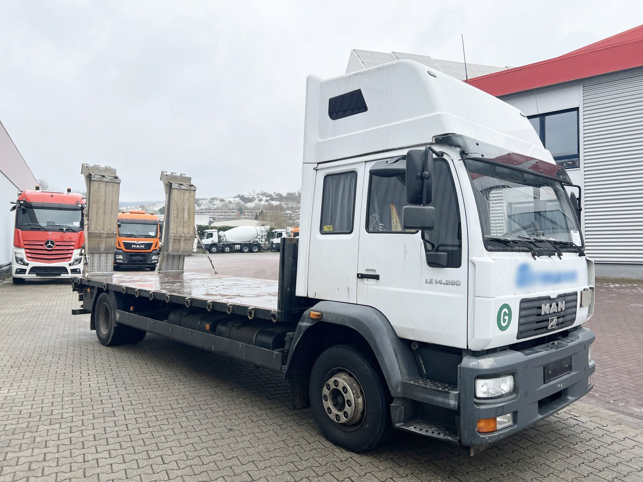 MAN LE 14.280 4x2 L LE 14.280 4x2 L, Maschinentransporter, 2x AHK MAN LE 14.280 4x2 L LE 14.280 4x2 L, Maschinentransporter, 2x AHK: صورة 8