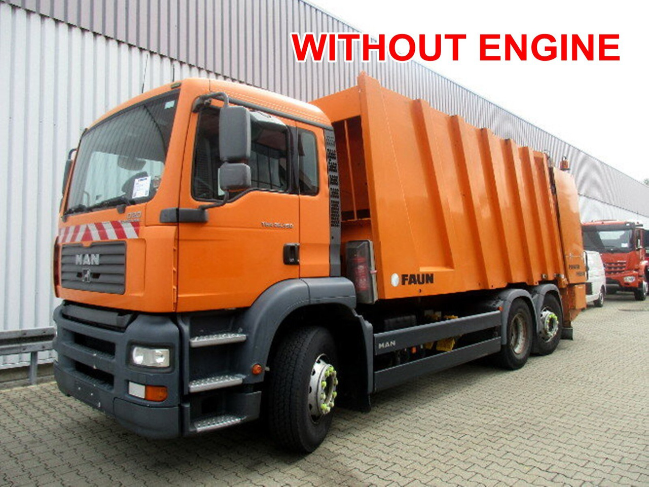 MAN TGA 26.350 6x2-2BL TGA 26.350/400 6x2-2BL FAUN POWER PRESS 524, OHNE MOTOR! - شاحنة النفايات: صورة 1 MAN TGA 26.350 6x2-2BL TGA 26.350/400 6x2-2BL FAUN POWER PRESS 524, OHNE MOTOR! - شاحنة النفايات: صورة 1