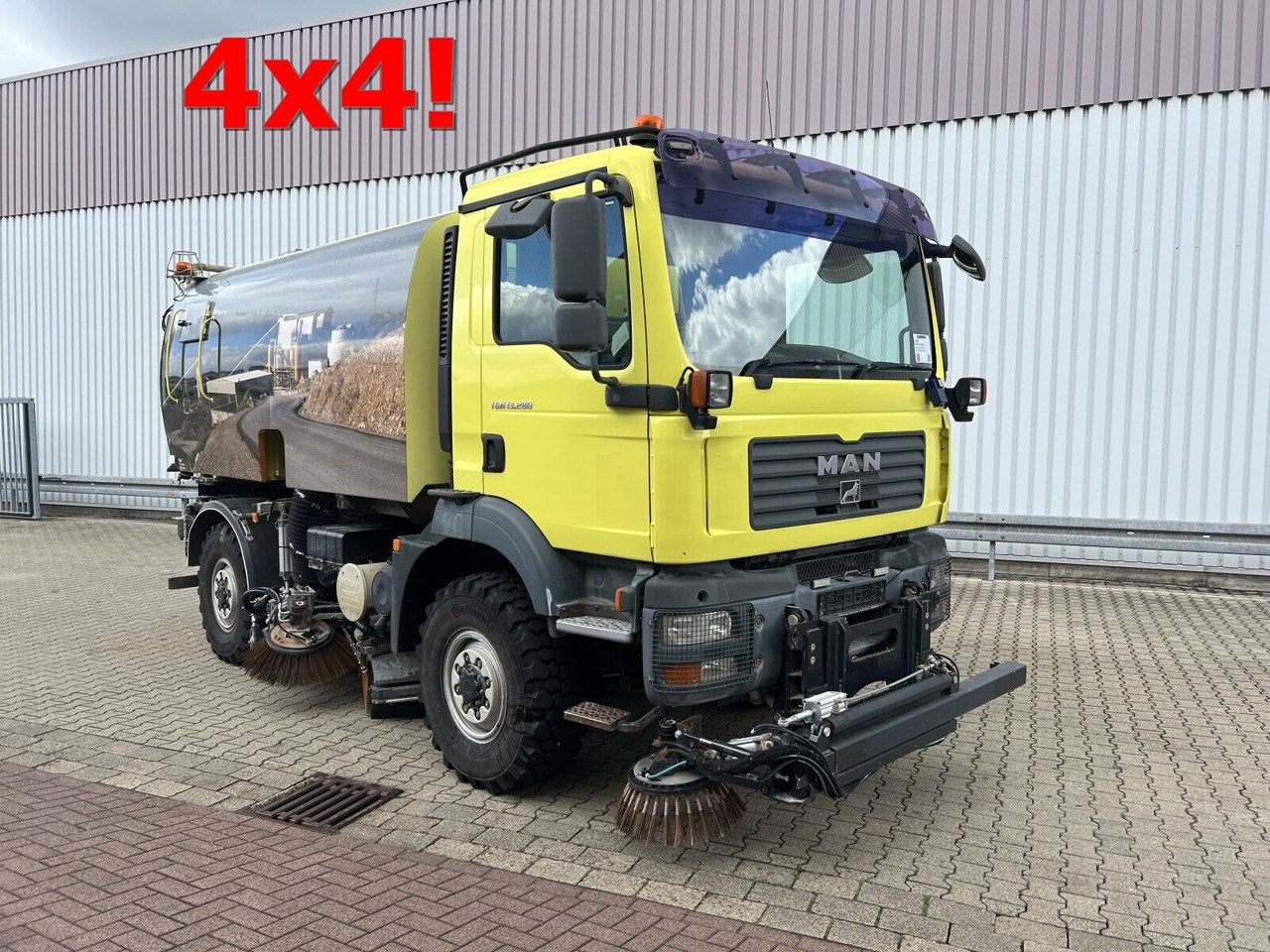 MAN TGM 13.280 4X4 BL TGM 13.280 4X4 BL, Kehhrmaschine Nothelfer Kobit K6 - شاحنة: صورة 1 MAN TGM 13.280 4X4 BL TGM 13.280 4X4 BL, Kehhrmaschine Nothelfer Kobit K6 - شاحنة: صورة 1