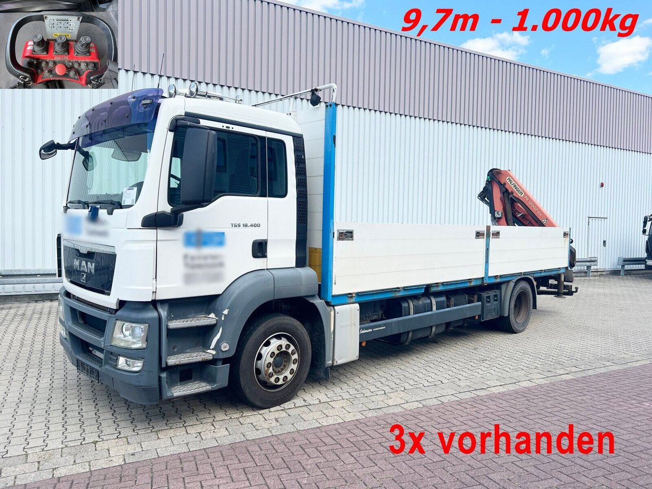 MAN TGS 18.400 4X2 BL TGS 18.400 4X2 BL, Kran PK 12002-EH B Funk, 2x AHK - شاحنة كرين: صورة 1 MAN TGS 18.400 4X2 BL TGS 18.400 4X2 BL, Kran PK 12002-EH B Funk, 2x AHK - شاحنة كرين: صورة 1