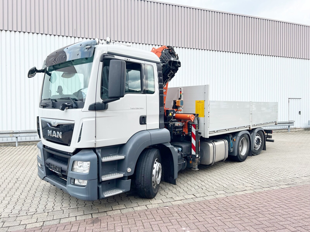 شاحنة كرين, شاحنات مسطحة MAN TGS 26.360/400 6x2-4 BL TGS 26.360/400 6x2-4 BL, Lenk-/Lift, Kran Atlas AK 206.3E A5, Funk: صورة 8