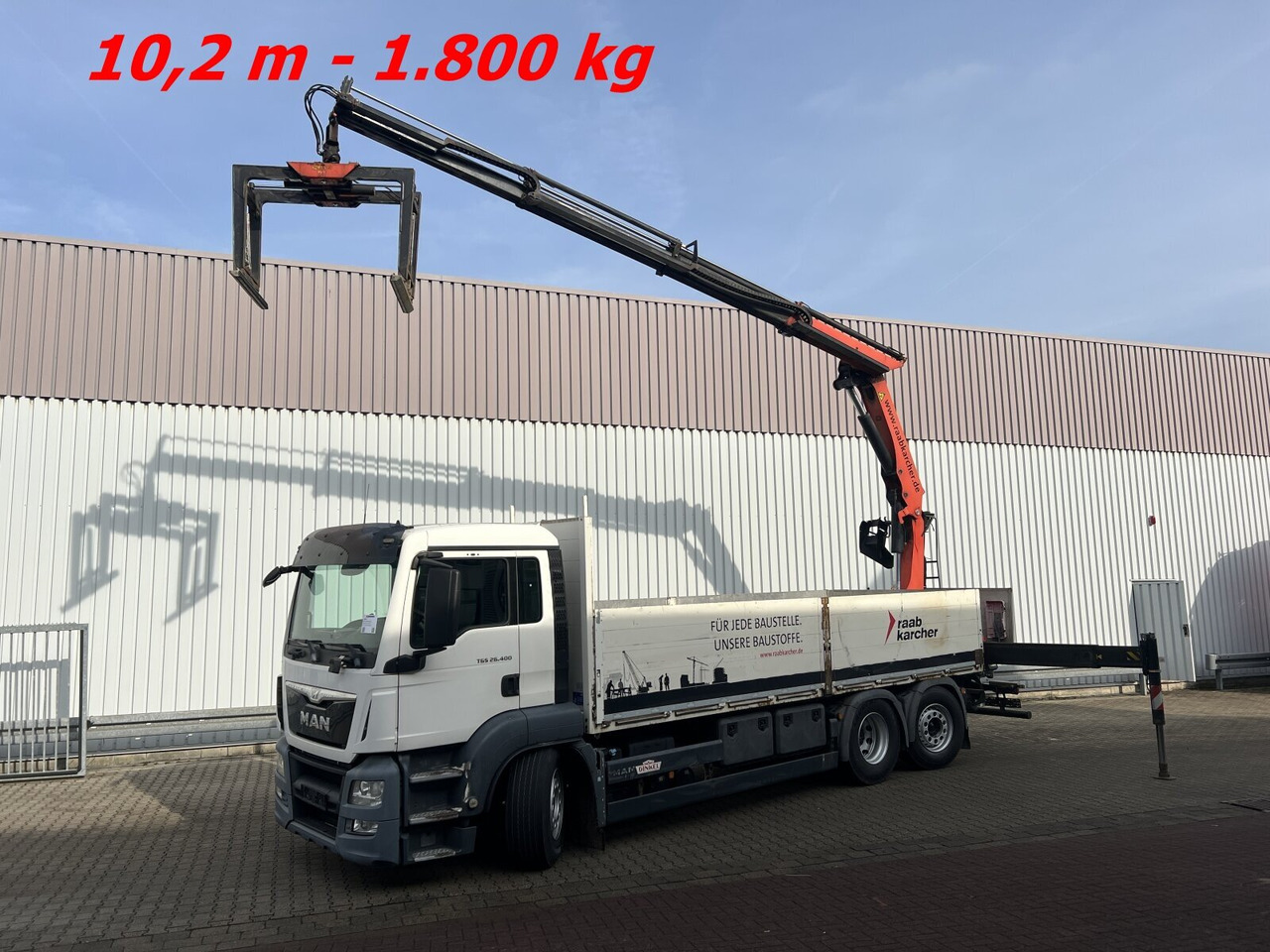 MAN TGS 26.400 6x2-4 LL TGS 26.400 6x2-4 LL, Navi, Lenk-/Liftachse, Heckkran Palfinger PK20001-K B, Funk - شاحنة كرين: صورة 1 MAN TGS 26.400 6x2-4 LL TGS 26.400 6x2-4 LL, Navi, Lenk-/Liftachse, Heckkran Palfinger PK20001-K B, Funk - شاحنة كرين: صورة 1